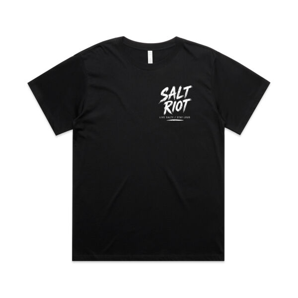Salt Riot Martina Boyfriend Tee - Wave Back Print Thumbnail