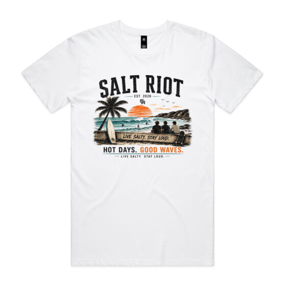 Hot Days. Good Waves. Tee Thumbnail